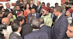 Le Roi Mohammed VI accorde un entretien à la presse malgache