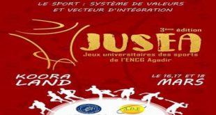 Jeux universitaires : Le grand rendez-vous d’Agadir