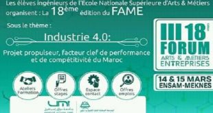 Forum : Arts et Métiers-Entreprises à Meknès