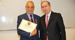 Driss Guerraoui, Mohamed Berrada et Noureddine Mouaddib décorés de la médaille d’or de la Solidarité Française