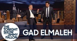 Gad ElMaleh apprend à Jimmy Fallon une danse à la marocaine