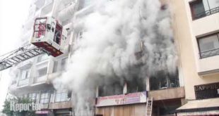 Vidéo exclusive : Incendie majeur dans un immeuble du centre-ville de Casablanca