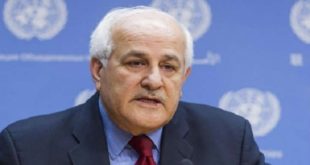 Riad Mansour, Ambassadeur, Représentant de l’Etat de Palestine