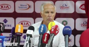 WAC-Safi : Déclaration d’après match de l’entraineur du Wydad