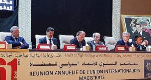 Marrakech : Ouverture des travaux du 61è Congrès de l’Union internationale des magistrats