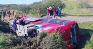 54 blessés suite au reversement d’un autocar près de Béni Mellal