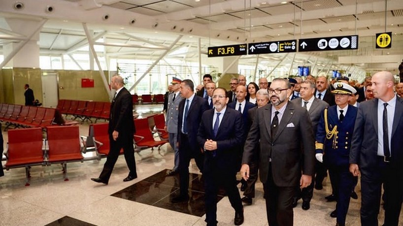 Infrastructures aéroportuaires : SM le Roi inaugure le nouveau Terminal 1 de l’aéroport Mohammed V