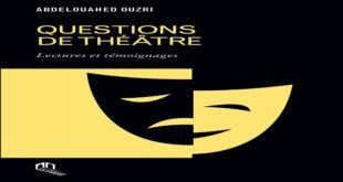 Parution : Les «Questions de Théâtre» d’Ouzri