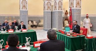 Le Roi Mohammed VI préside un conseil des ministres à Marrakech