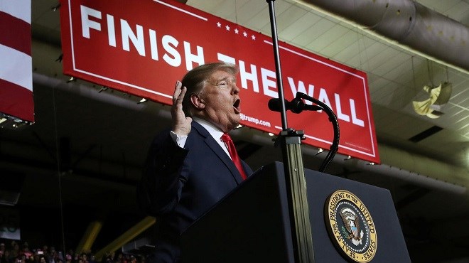 Trump : Le mur urgence nationale