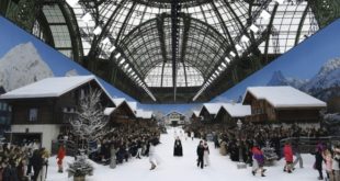 Karl Lagerfeld : Chanel dévoile sous la neige sa dernière collection