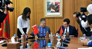 Signature d’un Accord de Coopération entre le Maroc et la Chine