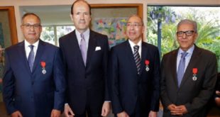 Trois personnalités marocaines reçoivent la Légion d’Honneur de la République de France