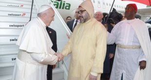 SM Mohammed VI, Commandeur des Croyants, et Sa Sainteté le Pape François