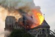 Paris : Violent incendie à la cathédrale Notre-Dame