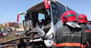 Agadir : Deux morts et 26 blessés suite au renversement d’un véhicule transportant les ouvriers d’une conserverie de poisson