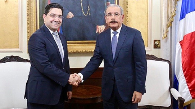 Le président de la République dominicaine reçoit en audience Nasser Bourita