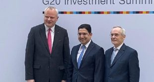 Nasser Bourita au 3ème Sommet “G20 Compact with Africa” à Berlin