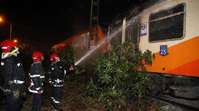 ONCF : Un train assurant la liaison Marrakech-Tanger prend feu