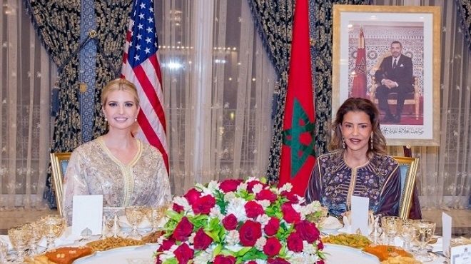 Maroc-Etats-Unis : SM le Roi offre un dîner en l’honneur d’Ivanka Trump