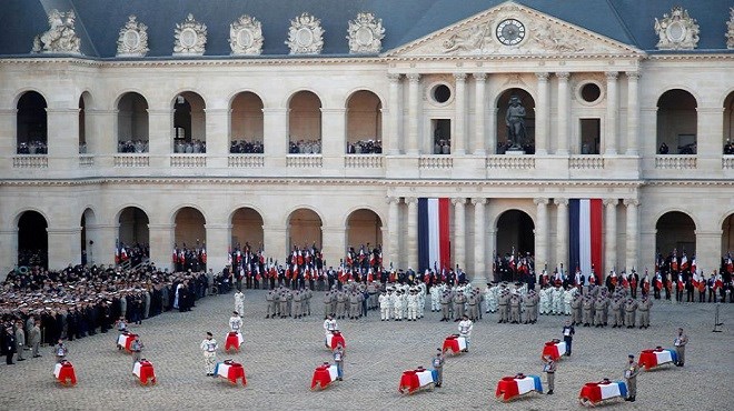 France : Hommage national militaires morts au Mali