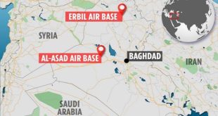 L’Iran tire 22 missiles sur des bases militaires américaines en Irak