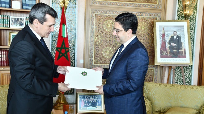 Bourita reçoit Rachid Meredov, porteur d’un message du président du Turkménistan à Sa Majesté le Roi