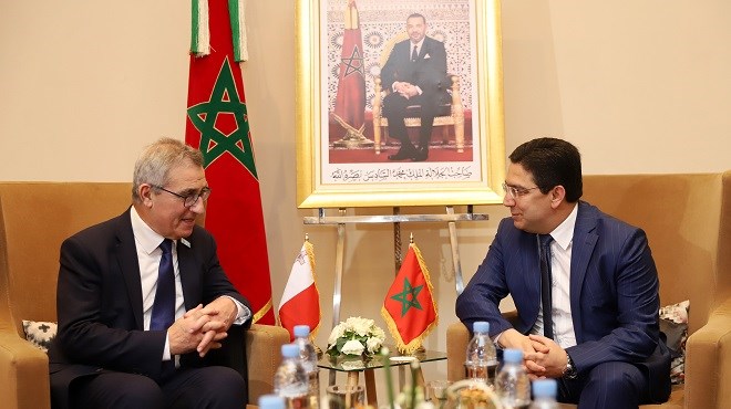Bourita s’entretient à Marrakech avec son homologue Maltais Evarist Bartolo