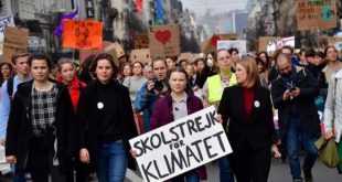 Bruxelles : 3400 personnes ont manifesté aux côtés de Greta Thunberg