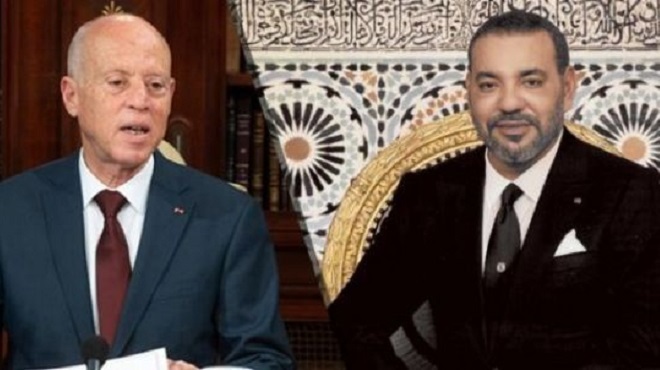 Pandémie du Covid-19 : Entretien téléphonique entre SM le Roi Mohammed VI et le Président tunisien Kaïs Saïed