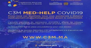 C3M MED – HELP COVID 19 | Une plateforme d’assistance médicale et psychologique pour MRE