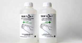 YAN & One : Don de 55.000 litres de solution hydroalcoolique