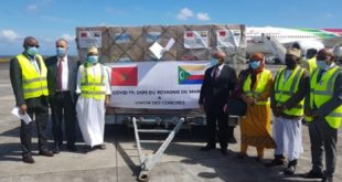 Arrivée à Moroni de l’aide médicale marocaine destinée aux Comores