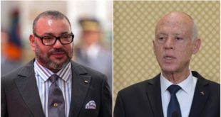 SM le Roi Mohammed VI s’entretient avec le Président Kais Saied