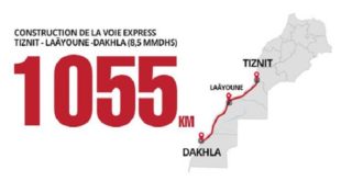 Le Maroc érige une voie express de plus de 1000 km en plein désert