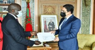 Bourita reçoit le nouvel ambassadeur de Guinée Bissau au Maroc
