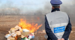 Destruction à Casablanca d’une quantité de drogue