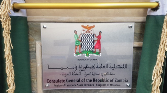 La République de Zambie ouvre un consulat général à Laâyoune