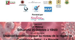 La situation épidémiologique à Casablanca-Settat domine les débats d’un webinaire