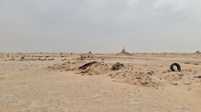 5 km du corridor de Guergarate qui sépare le Maroc de la Mauritanie