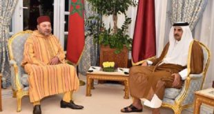 SM le Roi Mohammed VI a reçu un appel de l’Émir de l’État du Qatar
