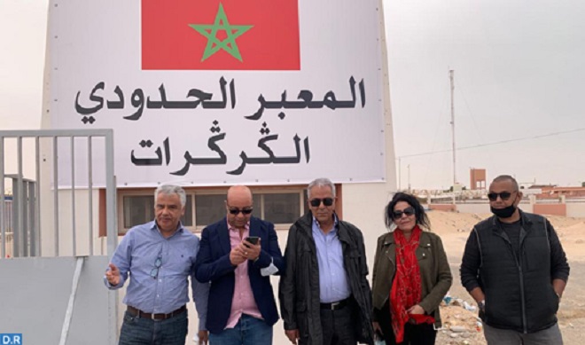 Sahara Une délégation de l’ANME en visite de soutien aux FAR à Guerguarat