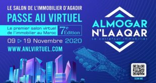 Salon de l’immobilier d’Agadir Une 7ème édition entièrement virtuelle