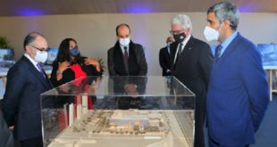 Casablanca Pose de la première pierre du nouveau Consulat général des Etats-Unis