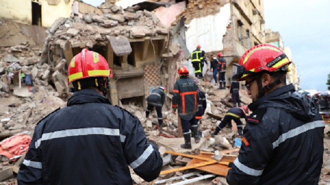 Casablanca Effondrement D’une Maison