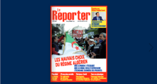 Couverture N° 1028 – 25 février 2021 Le Reporter.ma