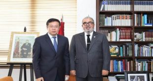 Chine-Maroc,Khalil Hachimi Idrissi,Li Changlin