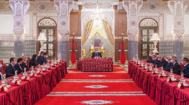 Conseil des ministres,Roi Mohammed VI,Loi de Finances,Palais Royal de Fès,PLF 2022