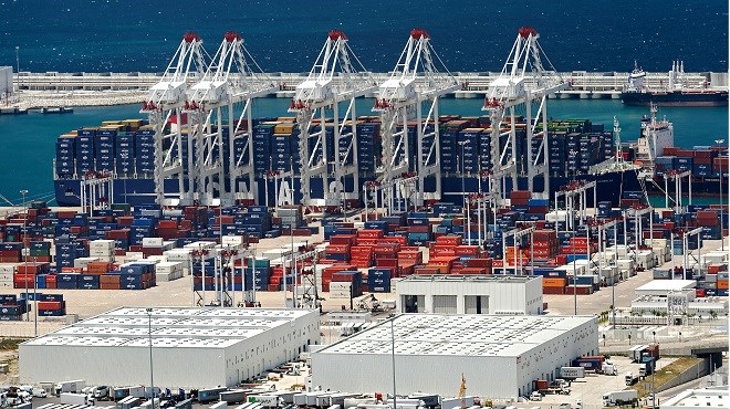 Port,Tanger Med,Méditerranée