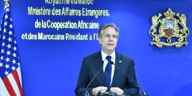 Antony Blinken salue l’engagement du Maroc en faveur de la paix et la sécurité au Moyen-Orient
